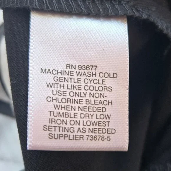 Liz Claiborne Black Straight Leg Dress Pants Size 14 Audra Style - Picture 8 of 8